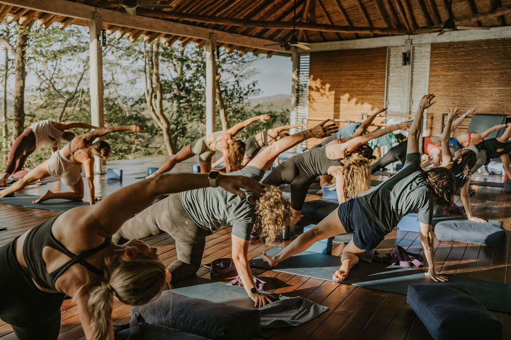 Mindfulness and movement overlooking the Pacific